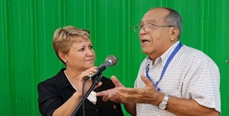 Aixa Hevia  y Manuel Andrés Mazorra (Foto: YAG)