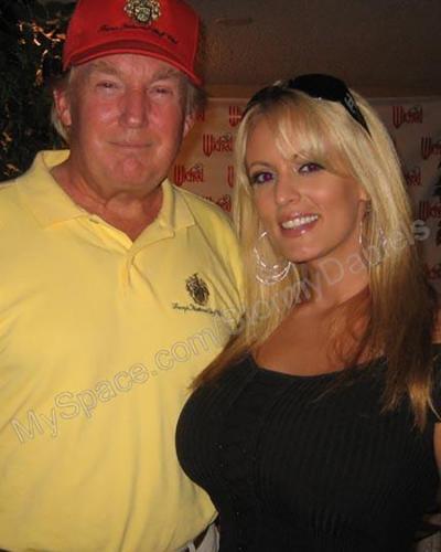 Porn star Stormy Daniels was paid tens of thousands to keep quiet about sex with Donald Trump.  Photo: AP