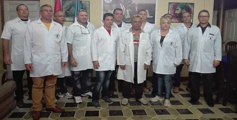 Una avanzada de nueve médicos cubanos llegó este miércoles al departamento guatemalteco de Escuintla.Foto:PL.