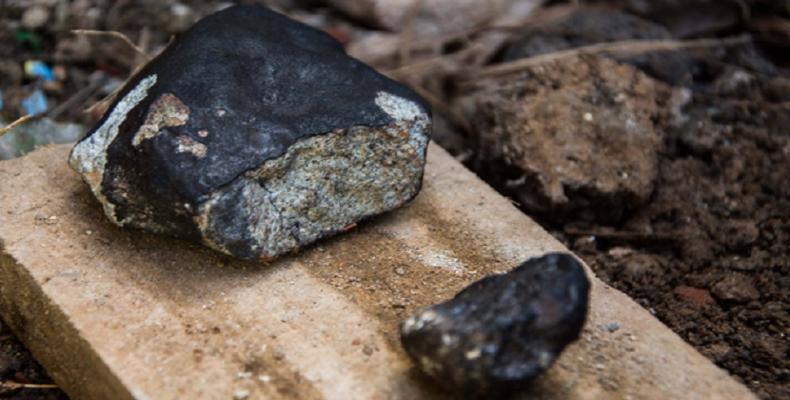 El fragmento de meteorito más grande localizado tiene 11 centímetros.Foto:Tomada de Cubahora