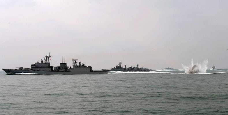 US, South Korea begin 5-day naval drills off Korean Peninsula. / South Korean Navy / Reuters