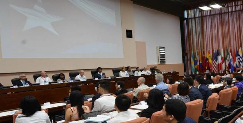 en el Palacio de Convenciones de La Habana se desarrollan los cuatros eventos teóricos de la Convención. Foto: Marcelino Vázquez/ACN