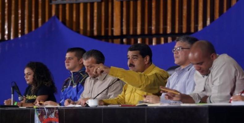 Maduro en Congreso de la Patria Juventud. Foto: AVN