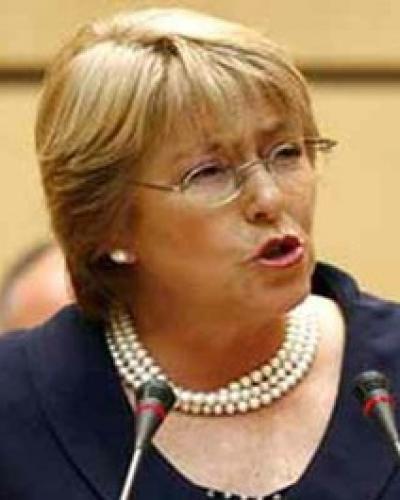 Presidenta de Chile, Michelle Bachelet 