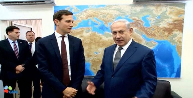 Jared Kushner y Benjamin Netanyahu
