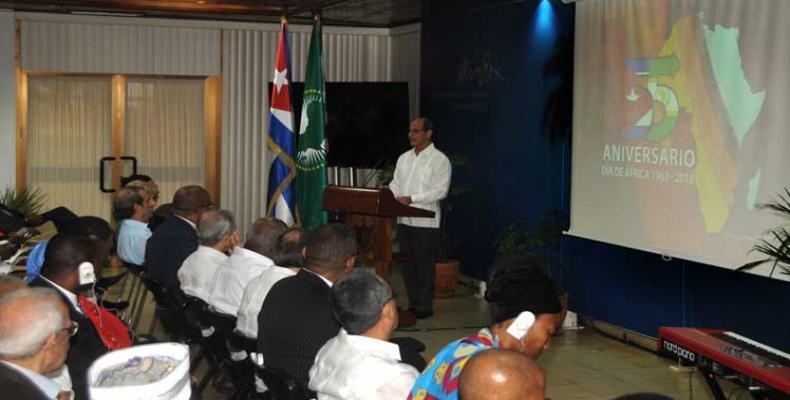 Sierra Díaz ratificó que las relaciones de Cuba con África son indestructibles. Fotos: PL