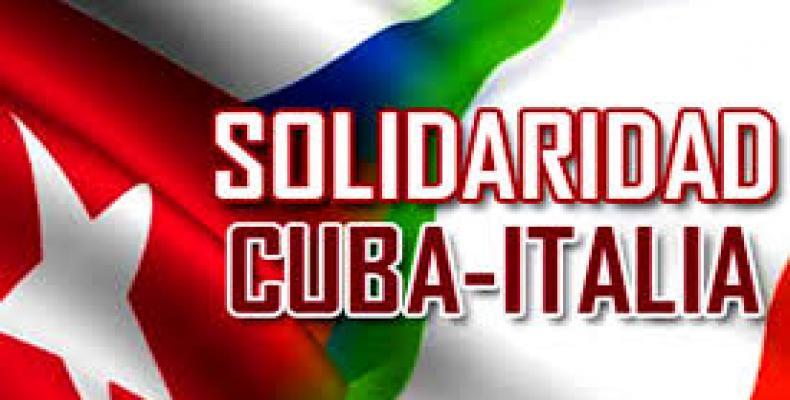 El lema de la cita organizada por la Coordinadora Nacional de Cubanos Residentes en Italia es Con Cuba en el Corazón.Imágen:Internet.