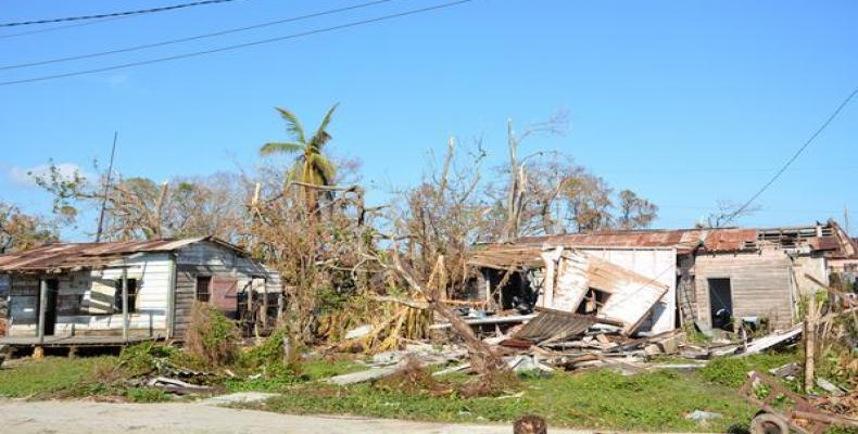 Irma afectó grandemente el fondo habitacional del país. Foto: Osvaldo Gutiérrez/ ACN
