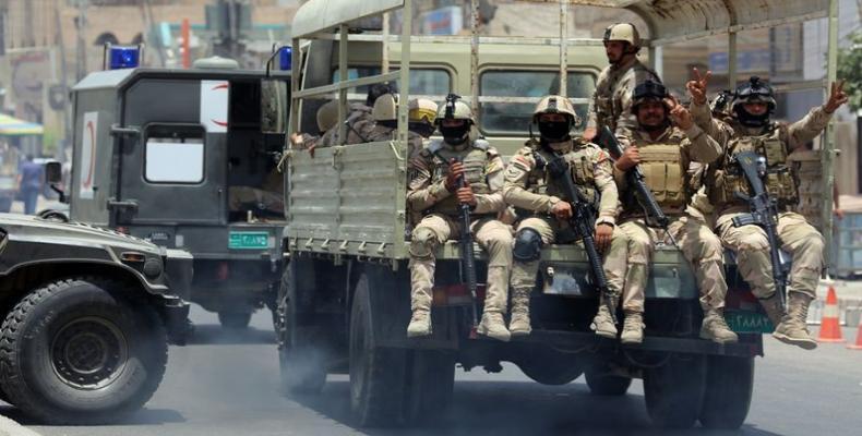 Fuerzas especiales iraquíes en Bagdad