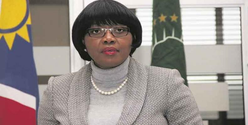 Primera ministra de Namibia, Saara Kuugongelwa-Amadhil. Foto/PL