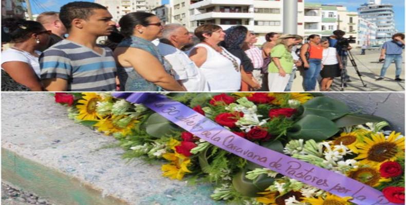 Pastores por la Paz rinde homenaje a Lucius Walker.Fotos:Prensa Latina.