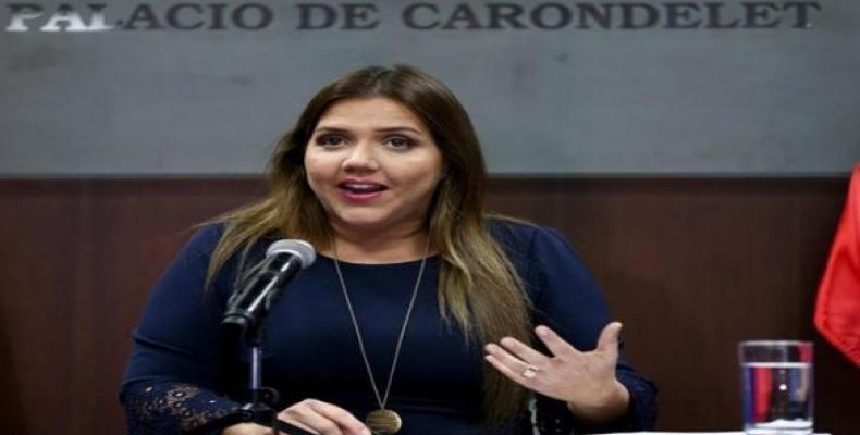 Exvicepresidenta de Ecuador, María Alejandra Vicuña
