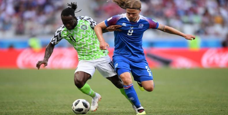 Nigeria vence 2-0 a Islandia por el Mundial. Foto: La Prensa, Perú