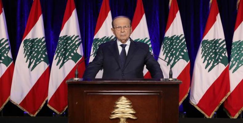 Lebanese President Michel Aoun. (Photo: AFP)