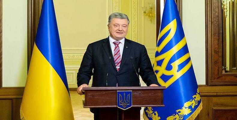 El presidente de Ucrania, Piotr Poroshenko. Ukrainian Presidential Press Service / Reuters