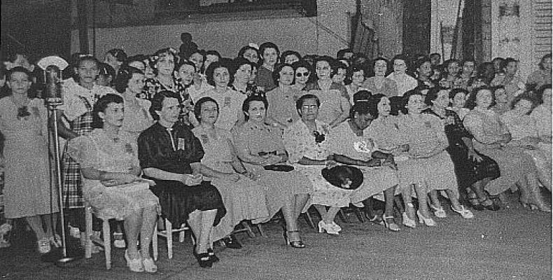 Primer Congreso Nacional de Mujeres celebrado en La Habana. Foto: Radio Reloj.