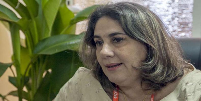 Vivian Herrera informó que con la ayuda de las provincias se hizo un mapa de las exportaciones que debe contribuir a atraer al mercado mundial. Foto: PL