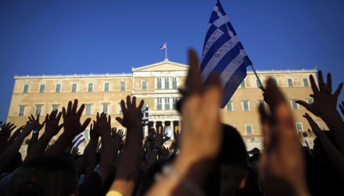 Protestas en Grecia