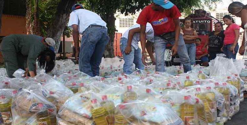 Distribución de alimentos en Venezuela