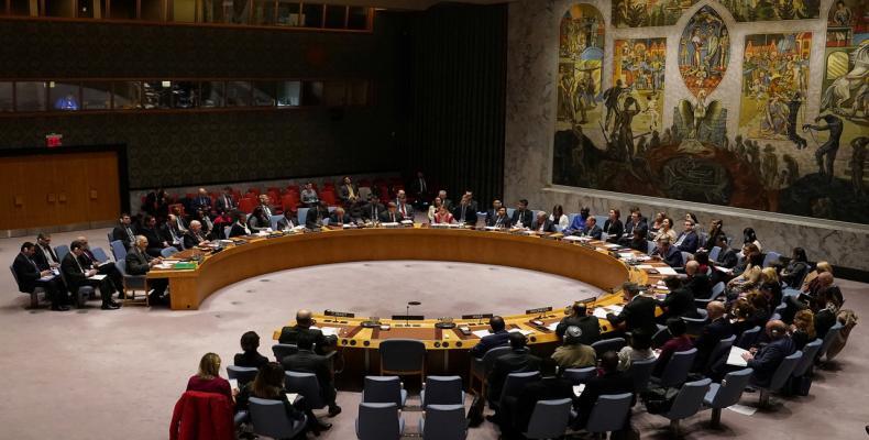 Una reunión del Consejo de Seguridad de la ONU en Nueva York, EE.UU.Carlo Allegri / Reuters
