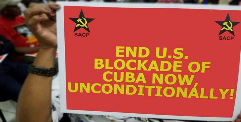 Reiteran comunistas sudafricanos respaldo a Cuba. Foto: PL.