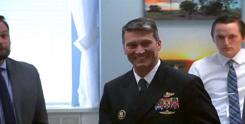 Admiral Ronny Jackson.  Photo: AP