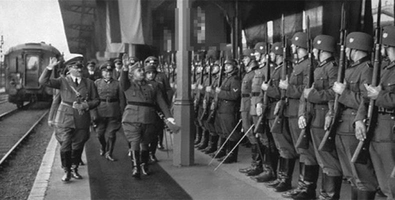 Franco y Hitler en la Alemania nazi