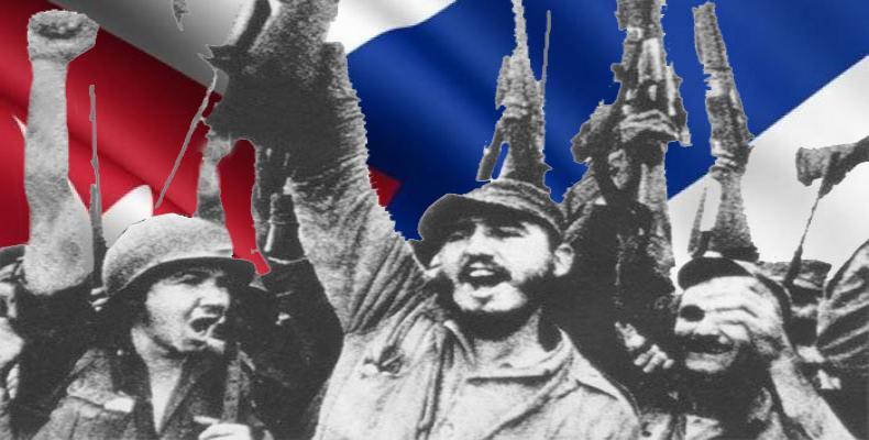 Fidel Castro y otros dirigentes de la Revolución cubana en los primeros días del triunfo. Imagen de Archivo