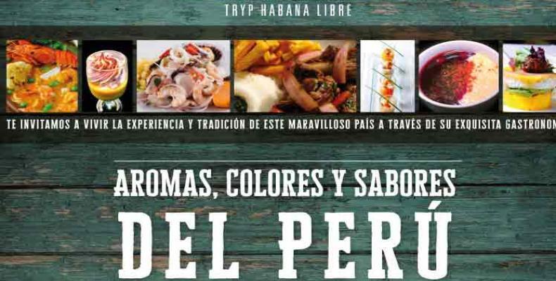 Directivos del Hotel Tryp Habana Libre anunciaron que la instalación, acogerá un festival gastronómico del Perú.Foto:PL.
