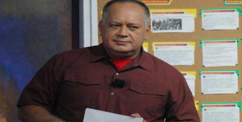 Diosdado Cabello, presidente de la Asamblea Nacional Constituyente de Venezuela