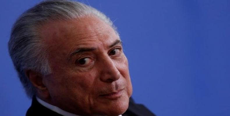 Brazil's President Michel Temer.   Photo: Reuters FILE