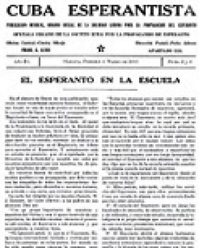 Historia bulteno de la iama societo por la propagando de esperanto. foto: arkivo de KEA