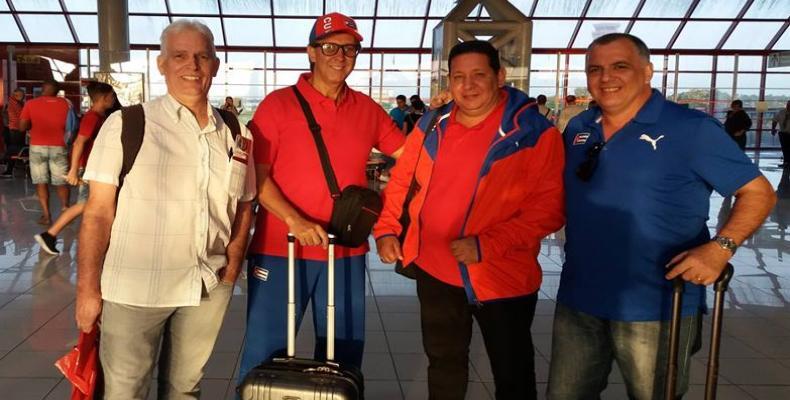 Luis Izquierdo, Guillermo Hernández, Raúl Rodríguez y Manuel Alejandro Pérez. Foto: Facebook.