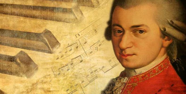 La música de concierto tiene el papel protagónico en la cita con las creaciones de Wolfgang Amadeus Mozart (1756-1791)