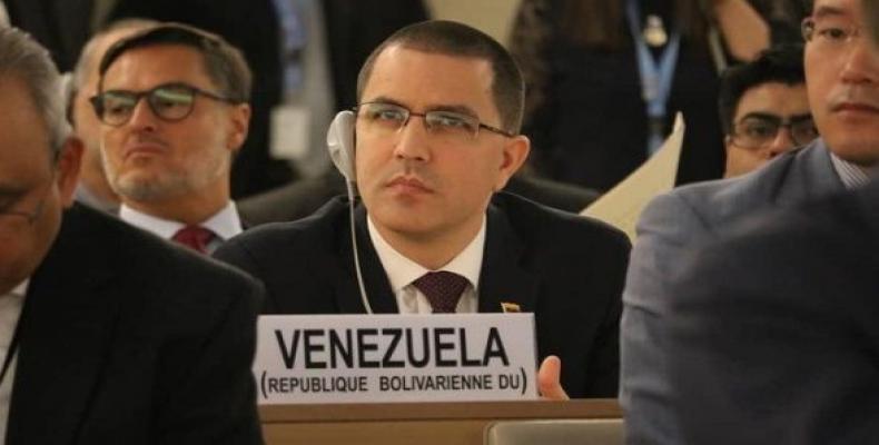 Venezuela's Foreign Minister Jorge Arreaza attends the Human Rights Council at the United Nations in Geneva, Switzerland, September 10, 2018.  Photo: Reuters