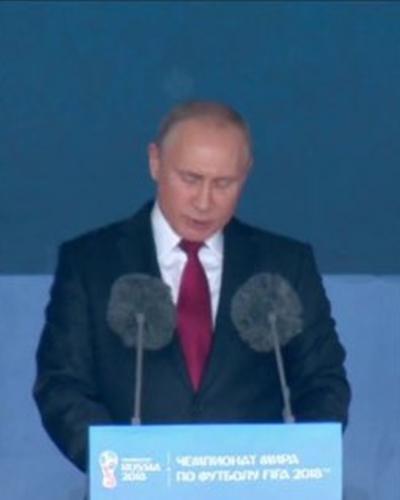 Putin pronuncia discurso inaugural del mundial de futboll Rusia-2018