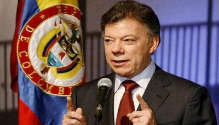 Juan Manuel Santos, Jefe de Estado colombiano.