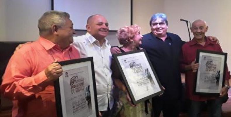 Jornada de premiaciones en el Memorial José Martí. Foto tomada del Portal de la Radio Cubana