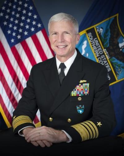 El almirante Craig Faller, del Comando Sur de Estados Unidos.