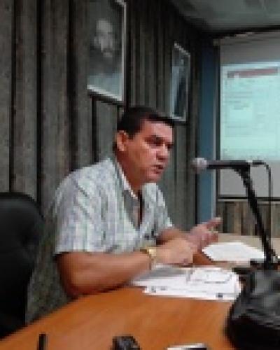 Emilio Cosme, director del uso racional de agua en el Instituto Nacional de Recursos Hidráulicos
