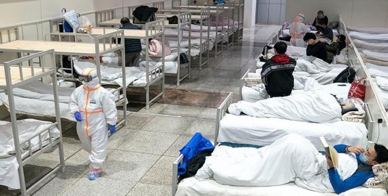 Pacientes con síntomas de coronavirus, en Wuhan.Foto: Reuters.