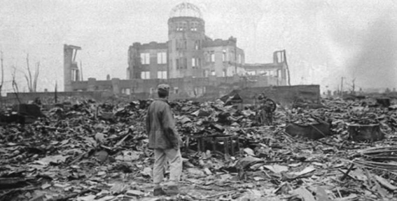 Hiroshima después del bombardeo atómico. Foto: Archivo