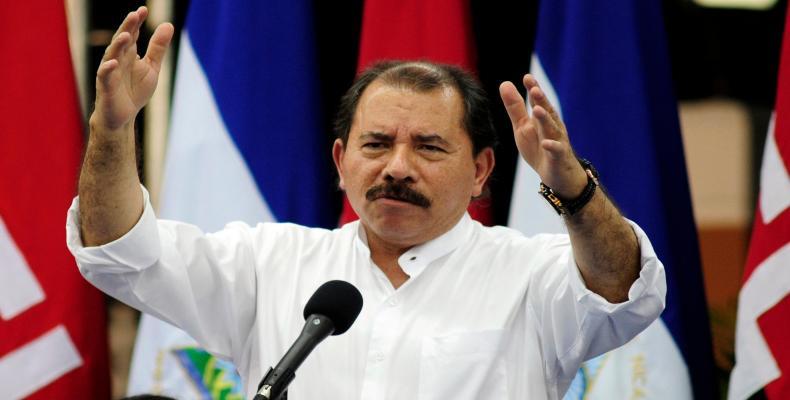 En la instalación de una mesa de diálogo nacional por la paz, pidió Ortega poner fin a los actos vandálicos.Imágen:Internet.