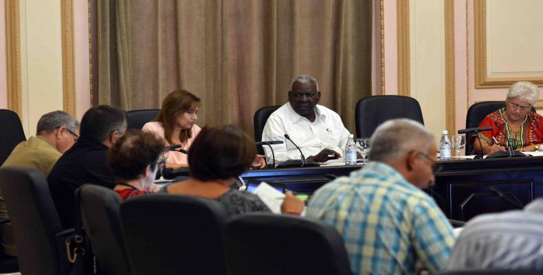 La presidencia del Parlamento cubano encabezado por Esteban Lazo se reunió con  los presidentes de las Comisiones Permanentes de la Asamblea NacionalFoto:Tony H