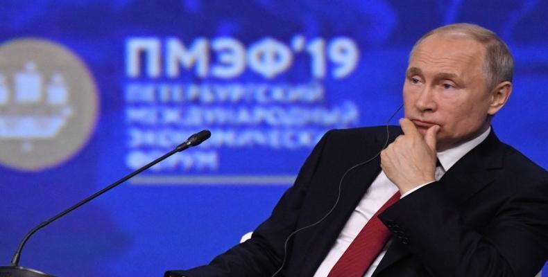 Vladimir Putin, prezidento de Rusio