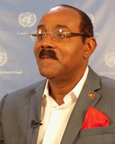 Antiguan Prime Minister Gaston Browne.