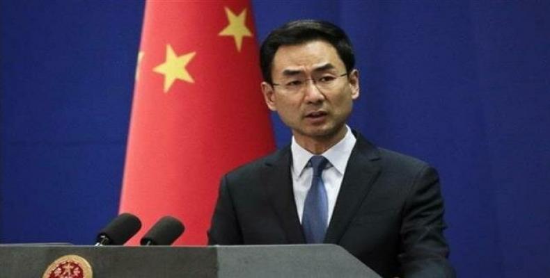 Chinese Foreign Ministry spokesman Geng Shuang.  (Photo: Xinhua)