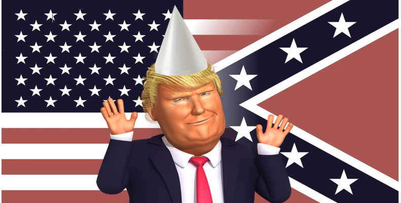 Ku Klux Trump. Foto/ Electomanía