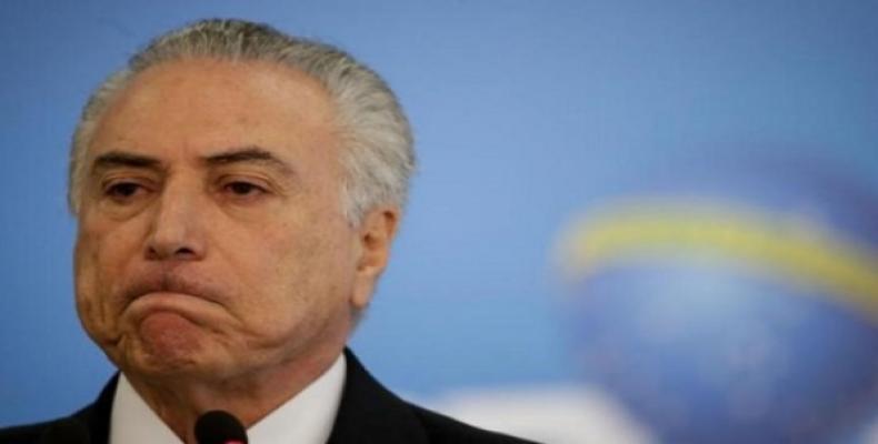 Nueva denuncia de corrupción amenaza a Michel Temer./Imagen:archivo