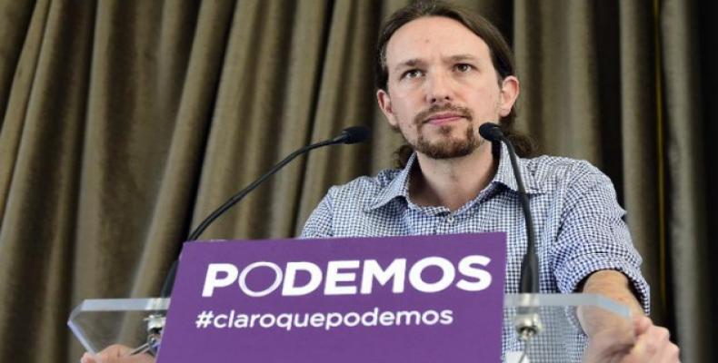Pablo Iglesias, líder de la agrupación política Podemos. (globedia.com)